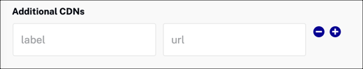 Label und URL hinzufügen
